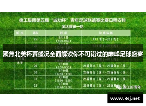 聚焦北美杯赛盛况全面解读你不可错过的巅峰足球盛宴